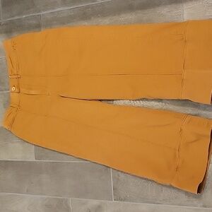 Anthropologie Womens Chinos in Warm Orange